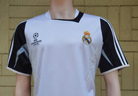 SPANISH LA LIGA REAL MADRID 2007-2008  UEFA CHAMPION LEAGUE JERSEY ADIDAS TRAINING SHIRT CAMISETA M