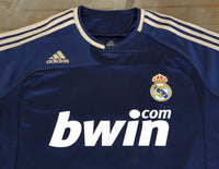 SPANISH LA LIGA REAL MADRID 2007-2008 LA LIGA CHAMPION JERSEY ADIDAS SERGIO RAMOS 4 AWAY SHIRT CAMISETA M