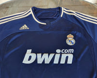 SPANISH LA LIGA REAL MADRID 2007-2008 LA LIGA CHAMPION JERSEY ADIDAS AWAY SHIRT CAMISETA XL