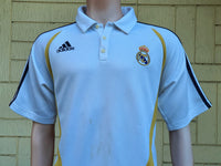 SPANISH LA LIGA REAL MADRID 2007 LA LIGA CHAMPION ADIDAS POLO SHIRT CAMISETA L