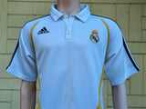 SPANISH LA LIGA REAL MADRID 2007 LA LIGA CHAMPION ADIDAS POLO SHIRT CAMISETA L