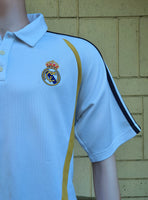 SPANISH LA LIGA REAL MADRID 2007 LA LIGA CHAMPION ADIDAS POLO SHIRT CAMISETA L