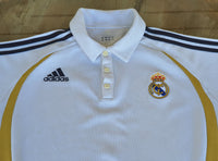 SPANISH LA LIGA REAL MADRID 2007 LA LIGA CHAMPION ADIDAS POLO SHIRT CAMISETA L