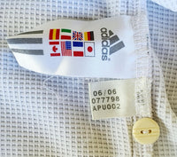 SPANISH LA LIGA REAL MADRID 2007 LA LIGA CHAMPION ADIDAS POLO SHIRT CAMISETA L