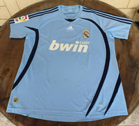 SPANISH LA LIGA REAL MADRID 2008-2009 SUPER COPA DE ESPANA CHAMPION JERSEY ADIDAS GOALKEEPER CASILLAS 1 SHIRT CAMISETA L