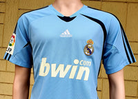 SPANISH LA LIGA REAL MADRID 2008-2009 SUPER COPA DE ESPANA CHAMPION JERSEY ADIDAS GOALKEEPER CASILLAS 1 SHIRT CAMISETA L
