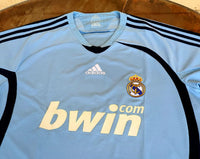 SPANISH LA LIGA REAL MADRID 2008-2009 SUPER COPA DE ESPANA CHAMPION JERSEY ADIDAS GOALKEEPER CASILLAS 1 SHIRT CAMISETA L