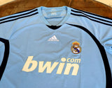 SPANISH LA LIGA REAL MADRID 2008-2009 SUPER COPA DE ESPANA CHAMPION JERSEY ADIDAS GOALKEEPER CASILLAS 1 SHIRT CAMISETA L