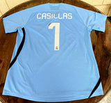 SPANISH LA LIGA REAL MADRID 2008-2009 SUPER COPA DE ESPANA CHAMPION JERSEY ADIDAS GOALKEEPER CASILLAS 1 SHIRT CAMISETA L