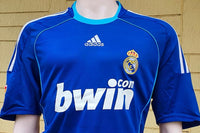 SPANISH LA LIGA REAL MADRID 2008-2009 SUPER COPA DE ESPANA CHAMPION JERSEY ADIDAS AWAY SHIRT CAMISETA L