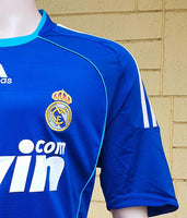 SPANISH LA LIGA REAL MADRID 2008-2009 SUPER COPA DE ESPANA CHAMPION JERSEY ADIDAS AWAY SHIRT CAMISETA L