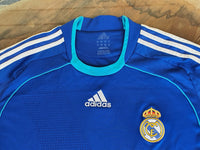SPANISH LA LIGA REAL MADRID 2008-2009 SUPER COPA DE ESPANA CHAMPION JERSEY ADIDAS AWAY SHIRT CAMISETA L