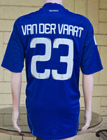 SPANISH LA LIGA REAL MADRID 2008-2009 SUPER COPA DE ESPANA CHAMPION JERSEY ADIDAS VAN DER VAART 23 AWAY SHIRT CAMISETA XL