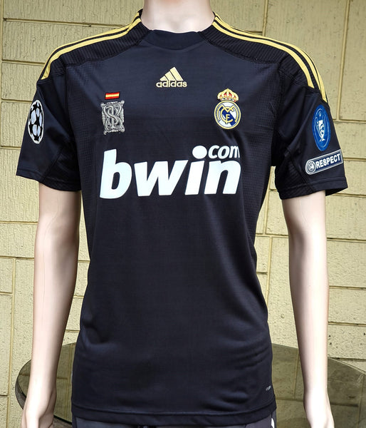 SPANISH LA LIGA REAL MADRID 2009-2010 UEFA CHAMPIONS LEAGUE JERSEY ADIDAS KAKA 8 AWAY SHIRT CAMISETA M