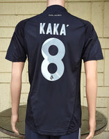 SPANISH LA LIGA REAL MADRID 2009-2010 UEFA CHAMPIONS LEAGUE JERSEY ADIDAS KAKA 8 AWAY SHIRT CAMISETA M