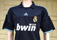 SPANISH LA LIGA REAL MADRID 2009-2010 LA LIGA 2nd JERSEY ADIDAS RONALDO 9 AWAY SHIRT CAMISETA L