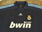 SPANISH LA LIGA REAL MADRID 2009-2010 LA LIGA 2nd JERSEY ADIDAS RONALDO 9 AWAY SHIRT CAMISETA L