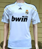 SPANISH LA LIGA REAL MADRID 2009-2010 LA LIGA 2nd JERSEY ADIDAS RONALDO 9 HOME SHIRT CAMISETA M