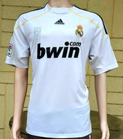 SPANISH LA LIGA REAL MADRID 2009-2010 LA LIGA 2nd JERSEY ADIDAS HOME SHIRT CAMISETA L