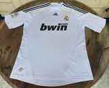 SPANISH LA LIGA REAL MADRID 2009-2010 LA LIGA 2nd JERSEY ADIDAS HOME SHIRT CAMISETA L