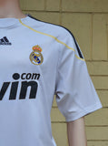 SPANISH LA LIGA REAL MADRID 2009-2010 LA LIGA 2nd JERSEY ADIDAS HOME SHIRT CAMISETA L