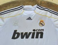 SPANISH LA LIGA REAL MADRID 2009-2010 LA LIGA 2nd JERSEY ADIDAS HOME SHIRT CAMISETA L