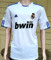 SPANISH LA LIGA REAL MADRID 2010-2011 COPA DEL REY CHAMPIONS LEAGUE JERSEY ADIDAS ARBELOA 17 HOME SHIRT CAMISETA M