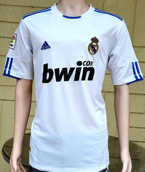 SPANISH LA LIGA REAL MADRID 2010-2011 COPA DEL REY CHAMPIONS LEAGUE JERSEY ADIDAS ARBELOA 17 HOME SHIRT CAMISETA M