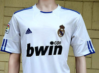 SPANISH LA LIGA REAL MADRID 2010-2011 COPA DEL REY CHAMPIONS LEAGUE JERSEY ADIDAS ARBELOA 17 HOME SHIRT CAMISETA M