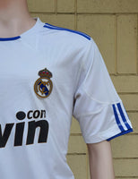 SPANISH LA LIGA REAL MADRID 2010-2011 COPA DEL REY CHAMPIONS LEAGUE JERSEY ADIDAS ARBELOA 17 HOME SHIRT CAMISETA M