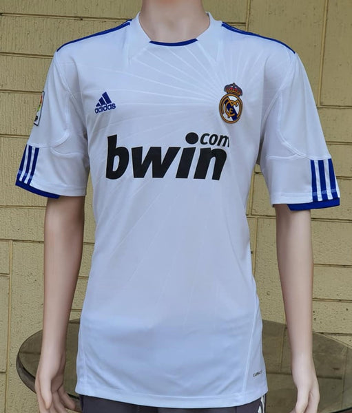 SPANISH LA LIGA REAL MADRID 2010-2011 COPA DEL REY CHAMPIONS LEAGUE JERSEY ADIDAS KAKA 8 HOME SHIRT CAMISETA L