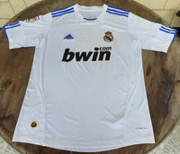 SPANISH LA LIGA REAL MADRID 2010-2011 COPA DEL REY CHAMPIONS LEAGUE JERSEY ADIDAS KAKA 8 HOME SHIRT CAMISETA L