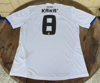 SPANISH LA LIGA REAL MADRID 2010-2011 COPA DEL REY CHAMPIONS LEAGUE JERSEY ADIDAS KAKA 8 HOME SHIRT CAMISETA L