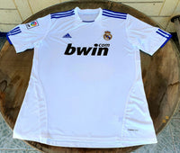 SPANISH LA LIGA REAL MADRID 2010-2011 COPA DEL REY CHAMPIONS LEAGUE JERSEY ADIDAS HOME SHIRT CAMISETA XL