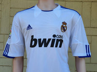 SPANISH LA LIGA REAL MADRID 2010-2011 COPA DEL REY CHAMPIONS LEAGUE JERSEY ADIDAS HOME SHIRT CAMISETA XL