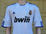 SPANISH LA LIGA REAL MADRID 2010-2011 COPA DEL REY CHAMPIONS LEAGUE JERSEY ADIDAS HOME SHIRT CAMISETA XL