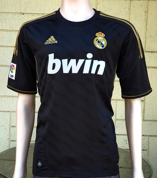 SPANISH LA LIGA REAL MADRID 2011-2012 LA LIGA CHAMPION JERSEY RONALDO 7 AWAY ADIDAS HOME SHIRT CAMISETA M