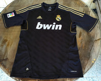 SPANISH LA LIGA REAL MADRID 2011-2012 LA LIGA CHAMPION JERSEY RONALDO 7 AWAY ADIDAS HOME SHIRT CAMISETA M