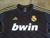 SPANISH LA LIGA REAL MADRID 2011-2012 LA LIGA CHAMPION JERSEY RONALDO 7 AWAY ADIDAS SHIRT CAMISETA M