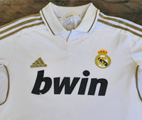 SPANISH LA LIGA REAL MADRID 2011-2012 LA LIGA CHAMPION JERSEY ADIDAS HOME LS SHIRT CAMISETA M
