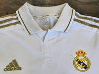 SPANISH LA LIGA REAL MADRID 2011-2012 LA LIGA CHAMPION JERSEY ADIDAS HOME LS SHIRT CAMISETA M