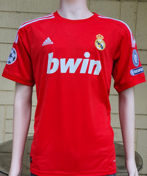 SPANISH LA LIGA REAL MADRID 2011-2012 LA LIGA CHAMPION JERSEY ADIDAS THIRD SHIRT CAMISETA M