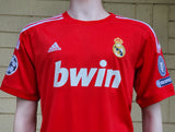 SPANISH LA LIGA REAL MADRID 2011-2012 LA LIGA CHAMPION JERSEY ADIDAS THIRD SHIRT CAMISETA M