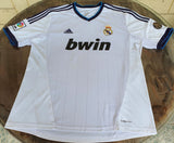 SPANISH LA LIGA REAL MADRID 2012-2013 LA LIGA CHAMPION JERSEY ADIDAS ESSIEN 15 AWAY SHIRT CAMISETA XL