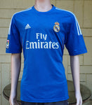 SPANISH LA LIGA REAL MADRID 2013-2014 UEFA LEAGUE CHAMPION JERSEY ADIDAS AWAY SHIRT CAMISETA L