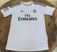 SPANISH LA LIGA REAL MADRID 2013-2014 UEFA LEAGUE CHAMPION JERSEY ADIDAS RONALDO 7 SHIRT CAMISETA S