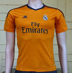 SPANISH LA LIGA REAL MADRID 2013-2014 UEFA LEAGUE CHAMPION JERSEY ADIDAS BALE 11 THIRD SHIRT CAMISETA 13-14 YRS OLD