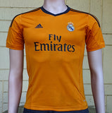 SPANISH LA LIGA REAL MADRID 2013-2014 UEFA LEAGUE CHAMPION JERSEY ADIDAS BALE 11 THIRD SHIRT CAMISETA 13-14 YRS OLD