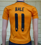 SPANISH LA LIGA REAL MADRID 2013-2014 UEFA LEAGUE CHAMPION JERSEY ADIDAS BALE 11 THIRD SHIRT CAMISETA 13-14 YRS OLD