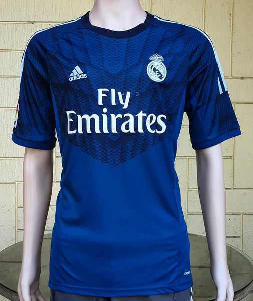 SPANISH LA LIGA REAL MADRID 2014-2015 FIFA CLUB WORLD CUP CHAMPION JERSEY ADIDAS CASILLAS 1 GOALKEEPER  SHIRT CAMISETA L